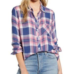 Rails Hunter Plaid Button Down "Indigo Berry" - Size M